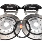 Front Seat Leon Cupra Performance Pack Audi TTRS 8J Brembo 4pot Brake Kit Black New
