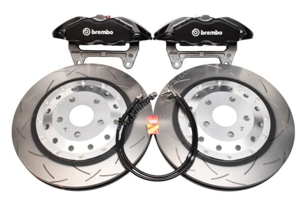 Front Seat Leon Cupra Performance Pack Audi TTRS 8J Brembo 4pot Brake Kit Black New