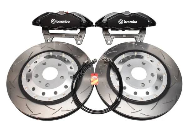 Front Seat Leon Cupra Performance Pack Audi TTRS 8J Brembo 4pot Brake Kit Black New