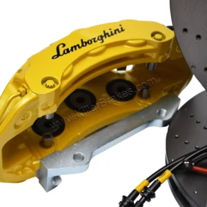 Front Brembo 6pot Brake Kit 375x36mm Brembo Drilled Brake Discs DBA Xtreme Brake pads