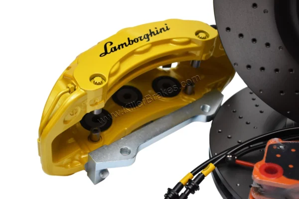 Front Brembo 6pot Brake Kit 375x36mm Brembo Drilled Brake Discs DBA Xtreme Brake pads