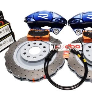 MQB Brake Kit Porsche Macan Brembo 4pot DBA 345x30mm Drilled Wave Brake Discs NEW with color logo options