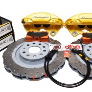 MQB Brake Kit Porsche Macan Brembo 4pot DBA 345x30mm Drilled Wave Brake Discs NEW with color logo options