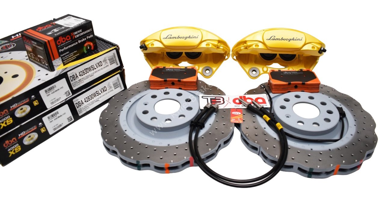 MQB Brake Kit Porsche Macan Brembo 4pot DBA 345x30mm Drilled Wave Brake Discs NEW with color logo options