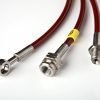 Brembo 8pot Hel Metallic brake lines Lifetime Warranty New 2 Brembo 8pot Hel Metallic brake lines Lifetime Warranty New Hel Braided lines