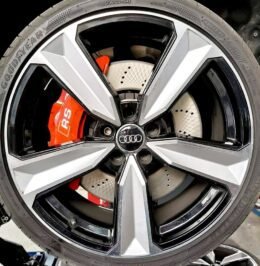 Audi A4 B9 brake upgrade 6pots with 375x36mm brake discs