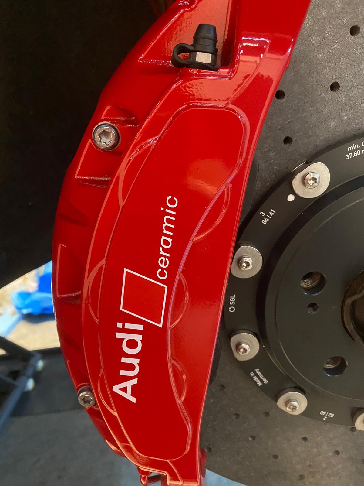 Audi ceramic brakes