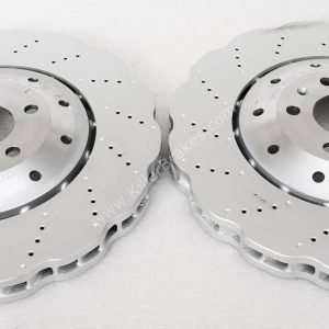 Audi RS6 RS7 390x36mm wave Front Brake Discs (Pair) 4G0615301AH 4G0615301E NEW