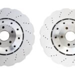 Front Audi RS6 RS7 390x36mm Wave Brake Discs 4G0615301AH 4G0615301E Pair NEW