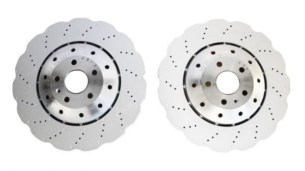Front Audi RS6 RS7 390x36mm Wave Brake Discs 4G0615301AH 4G0615301E Pair NEW