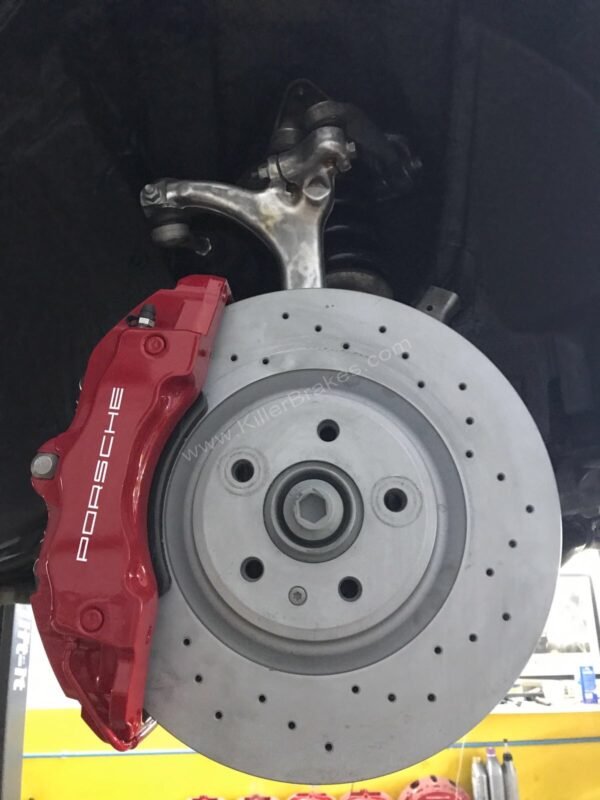 Brembo 18Z Caliper (Porsche 6 Pot) - Brembo Brake Pads