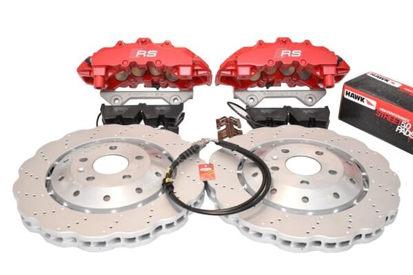 Audi Rs4 RS5 R8 Front Brembo 8Pot 365x34mm Wave brake discs Red Audi Rs4 RS5 R8 Front Brembo 8Pot 365x34mm Wave brake discs Red