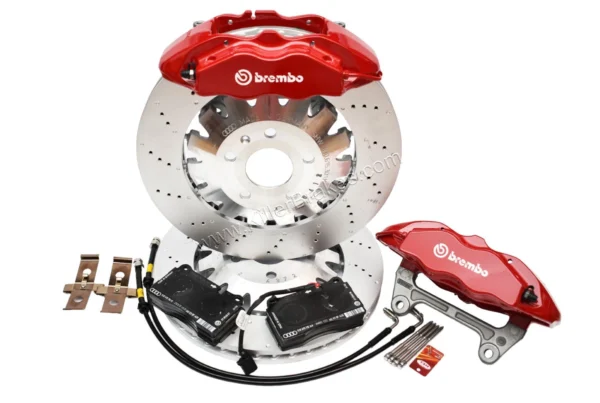 Front Seat Leon Cupra Performance Pack Audi TTRS 8J Brembo 4pot Brake Kit Red New