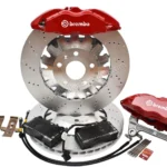Front Seat Leon Cupra Performance Pack Audi TTRS 8J Brembo 4pot Brake Kit Red New