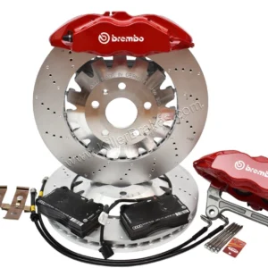 Front Seat Leon Cupra Performance Pack Audi TTRS 8J Brembo 4pot Brake Kit Red New