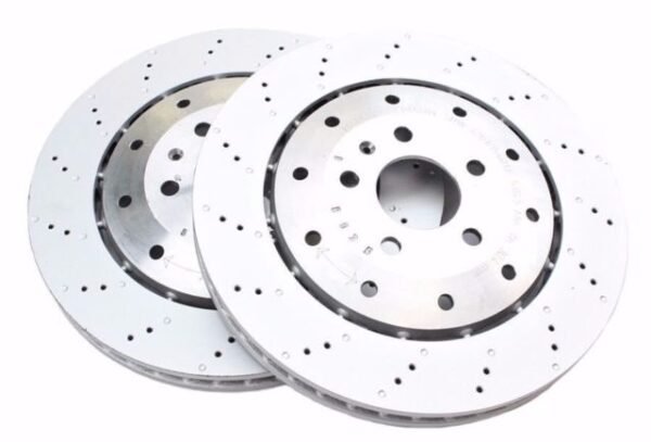 Rear Audi R8 356x32mm Brake Discs 420615601F New