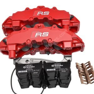 Front Audi TTRS 8S RS3 8v Brake Calipers 8V0615107C 8V0615108C Brembo 8Pot NEW Red