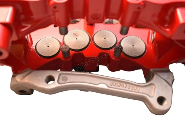 Front Audi TTRS 8S RS3 8v Brake Calipers 8V0615107C 8V0615108C Brembo 8Pot NEW Red