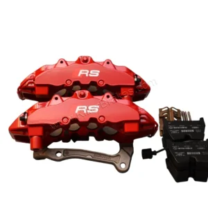 Front Audi TTRS 8S RS3 8v Brake Calipers 8V0615107C 8V0615108C Brembo 8Pot NEW Red