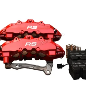 Front Audi TTRS 8S RS3 8v Brake Calipers 8V0615107C 8V0615108C Brembo 8Pot NEW Red