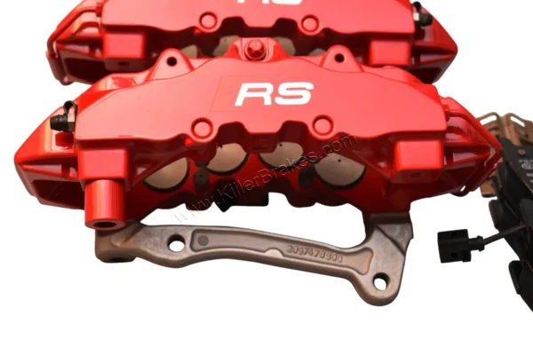 Front Audi TTRS 8S RS3 8v Brake Calipers 8V0615107C 8V0615108C Brembo 8Pot NEW Red