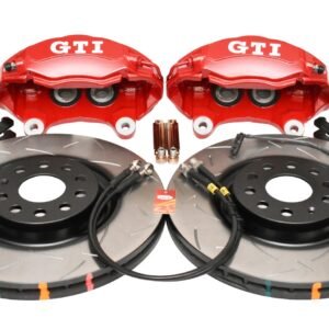 Golf 5 6 7 Gti 4Pot Brake kit Upgrade DBA 42830S T3 Slotted brake discs NEW