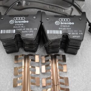Audi TTRS 8s RS3 8v Brembo 8Pot Calipers 8V0615107D 8V0615108D 20.7675.02 brackets pads pins NEW