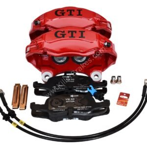 Vw Golf 7 4Pot Calipers brake upgrade Audi TTS 2018 NEW Red Gti Logo Golf 5 6 Gti