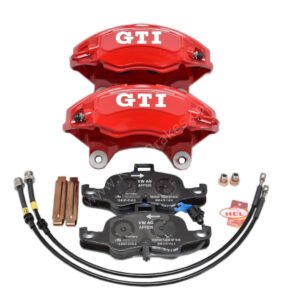 Vw Golf 7 4Pot Calipers brake upgrade Audi TTS 2018 NEW Red Gti Logo Golf 5 6 Gti