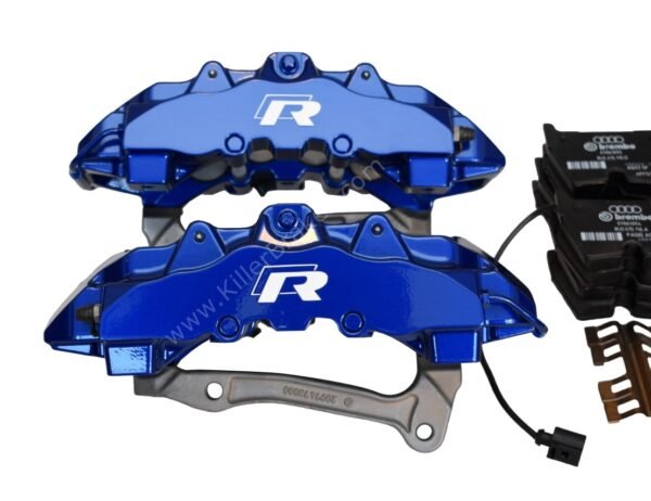 Audi TTRS 8S Brembo 8Pot Calipers 8V0615107D 8V0615108D NEW Color Lapiz Blue