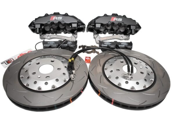 Audi RSQ3 Big Brake Upgrade Brembo 8Pot Calipers 365x34mm Round Slotted 2-piece DBA 52836SLVS Brake discs