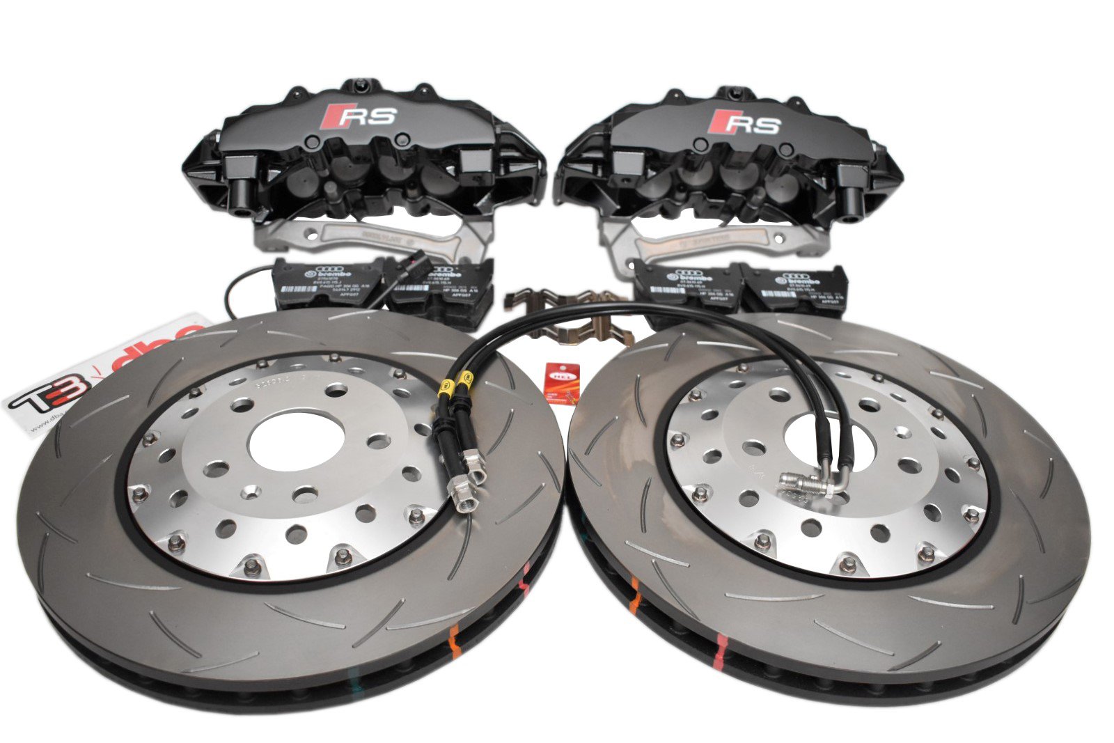 Audi Rs4 RS5 R8 Big brake kit Brembo 8Pot DBA 2-piece brake discs Hawk Perfomance