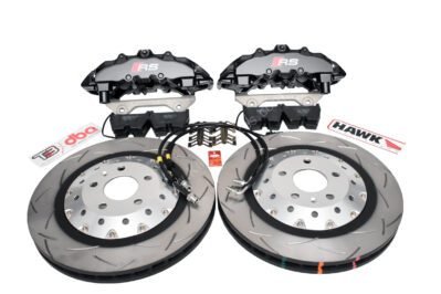 Audi Rs4 RS5 R8 Big brake kit upgrade Brembo 8Pot DBA 2-piece brake discs Hawk Perfomance