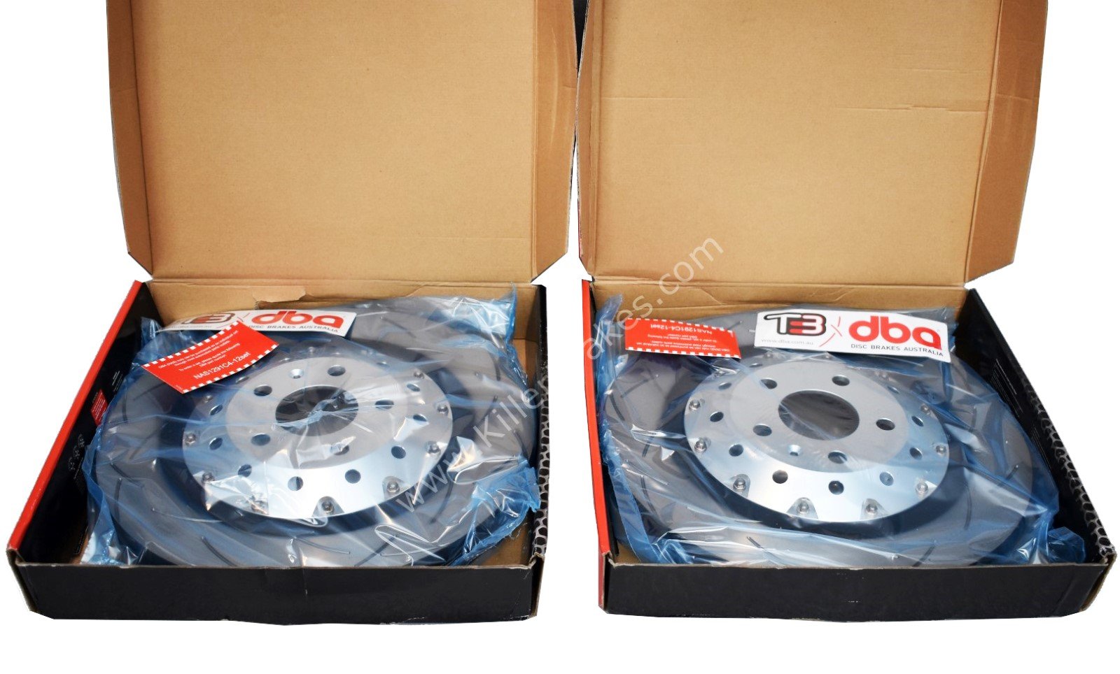 Front Audi Rs4 RS5 R8 DBA52834SLVS Brake Discs 365x34mm 2-Piece Anodised