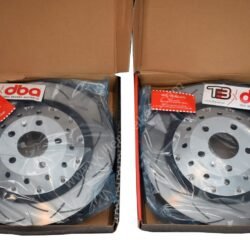 Front Audi Rs4 RS5 R8 DBA52834SLVS Brake Discs 365x34mm 2-Piece Anodised
