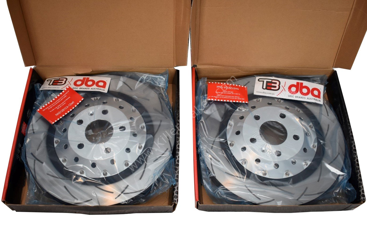 Front Audi Rs4 RS5 R8 DBA52834SLVS Brake Discs 365x34mm 2-Piece Anodised