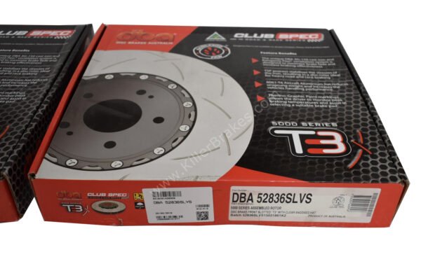 Front Audi Rsq3 8U DBA52836SLVS Brake Discs 365x34mm 2-Piece Anodised