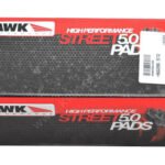 Front Audi Rs4 Rs5 B8 R8 Hawk Performance Brake Pads HPS 5.0 HB609B.572 NEW