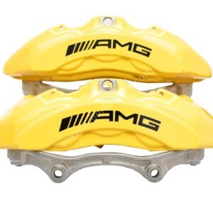 Genuine AMG 6pot Brake Calipers Set with pads for Mercedes-Benz W222 S63 S65 S class Yellow NEW