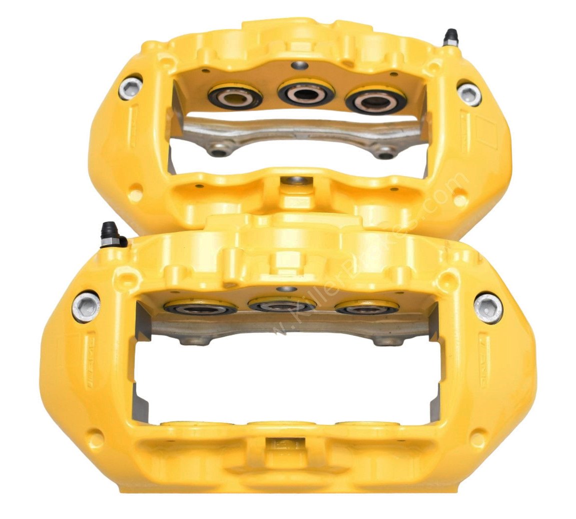 Genuine AMG 6pot Brake Calipers Set with pads for Mercedes-Benz W222 S63 S65 S class Yellow NEW