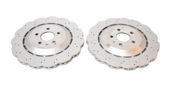 Rear Audi RS7 4G Brake Discs 4G8615601E 356x22mm Wave NEW