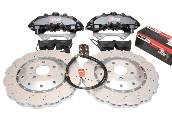 Audi Rs4 RS5 R8 Front Brembo 8Pot 365x34mm Wave brake discs Black