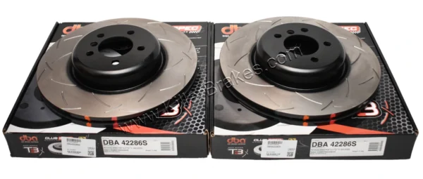Bmw Front DBA42286S Brake Discs 370x30mm M Sport 4000 series T3 Slotted New