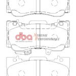 Ford Mustang 2.3 Turbo Front Xtreme Performance Brake Pads DB9011XP