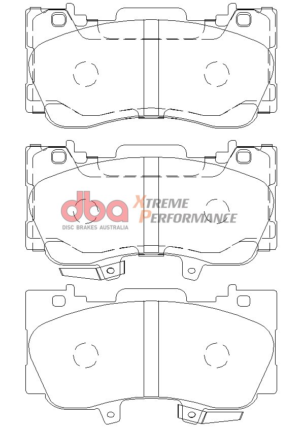 Ford Mustang 2.3 Turbo Front Xtreme Performance Brake Pads DB9011XP