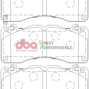 Front DBA Brake Pads DB9021SP Ford Mustang GT 5.0 Street Performance