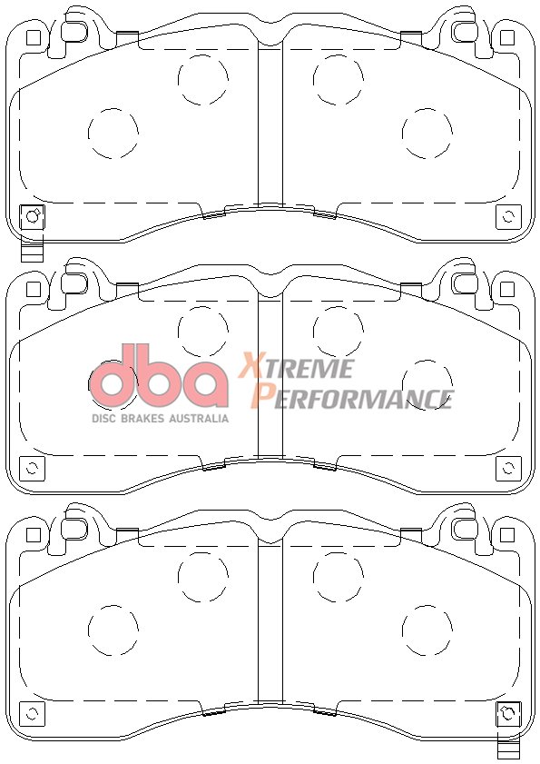 Front DBA Brake Pads DB9021XP Ford Mustang GT 5.0 Xtreme Performance