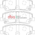 Ford Mustang GT 5.0 Rear Street Performance Brake Pads DB9022SP (Hawk: HB774X.650)