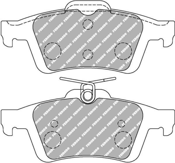 Ford Focus Rs Mk3 Rear Ferodo Racing Brake Pads FCP1931H DS2500 New