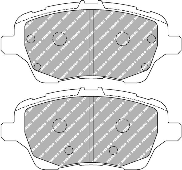 Ford Fiesta St mk6 Front Ferodo Racing Brake Pads FCP4612H DS2500 New